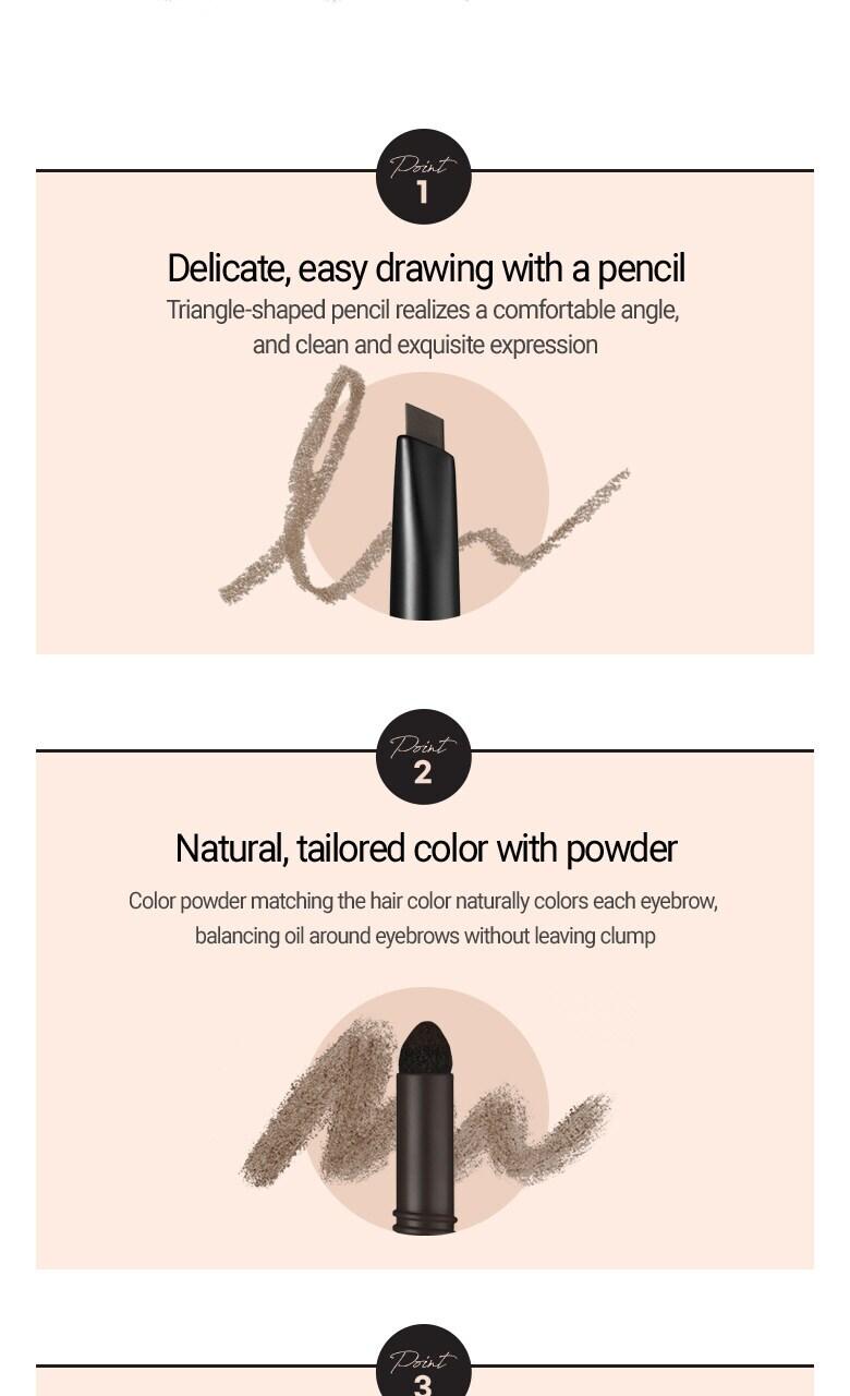 Powder Jet Dual Brow 0.75g - #05 Dark Brown