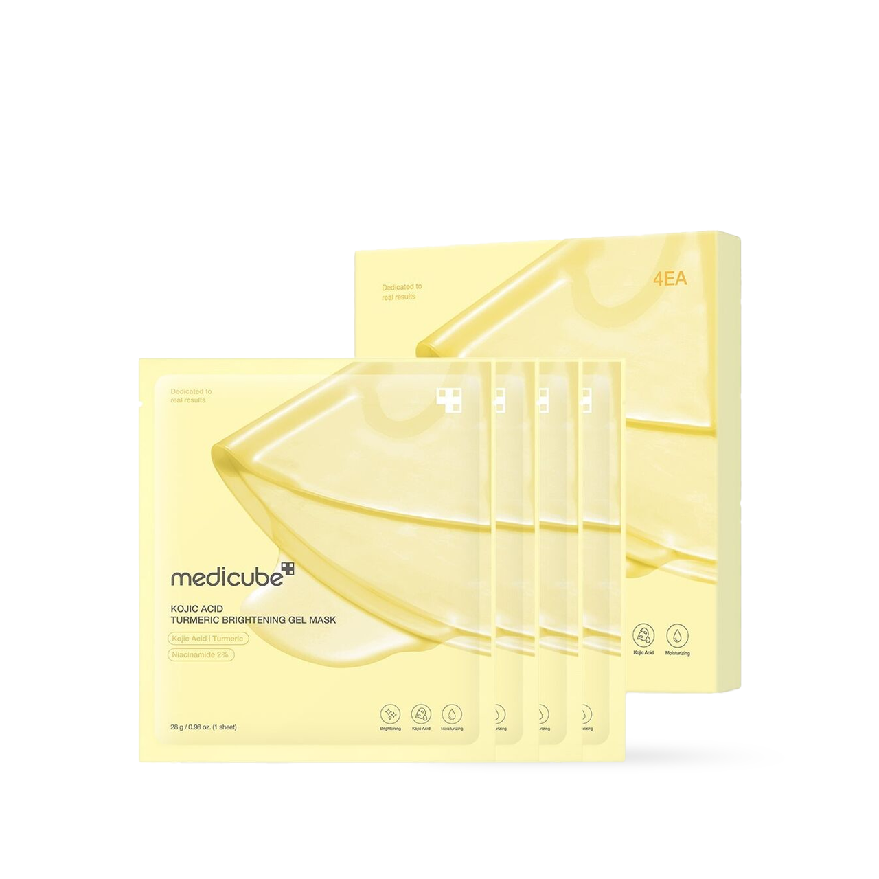 Kojic Acid Turmeric Brightening Gel Mask 4EA