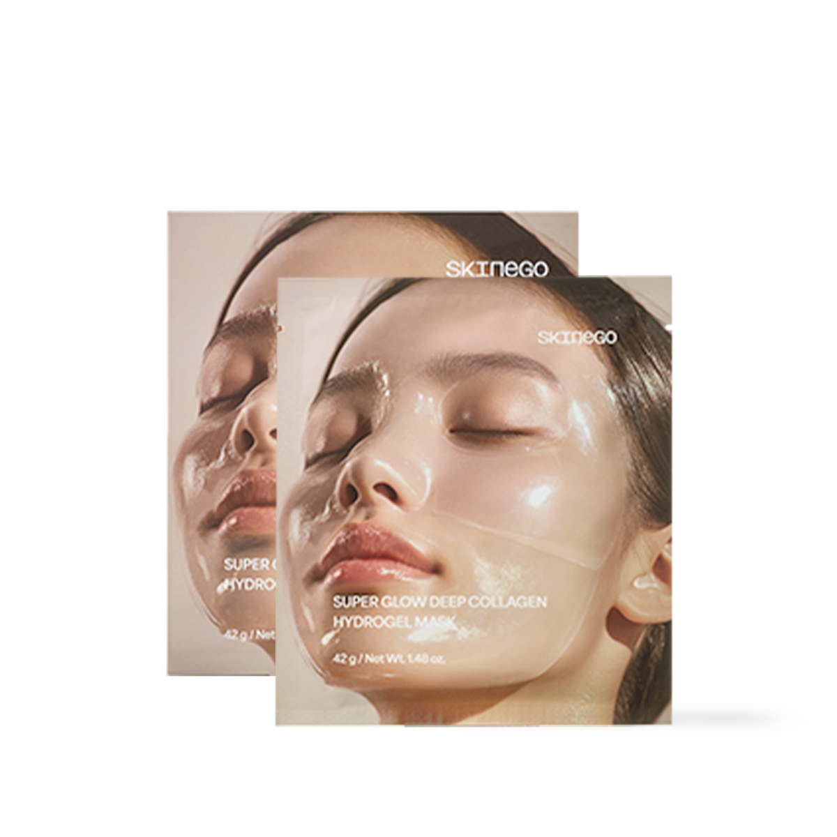[Skinego] Super Glow Tiefen-Collagen Hydrogel Maske 8 Stk.