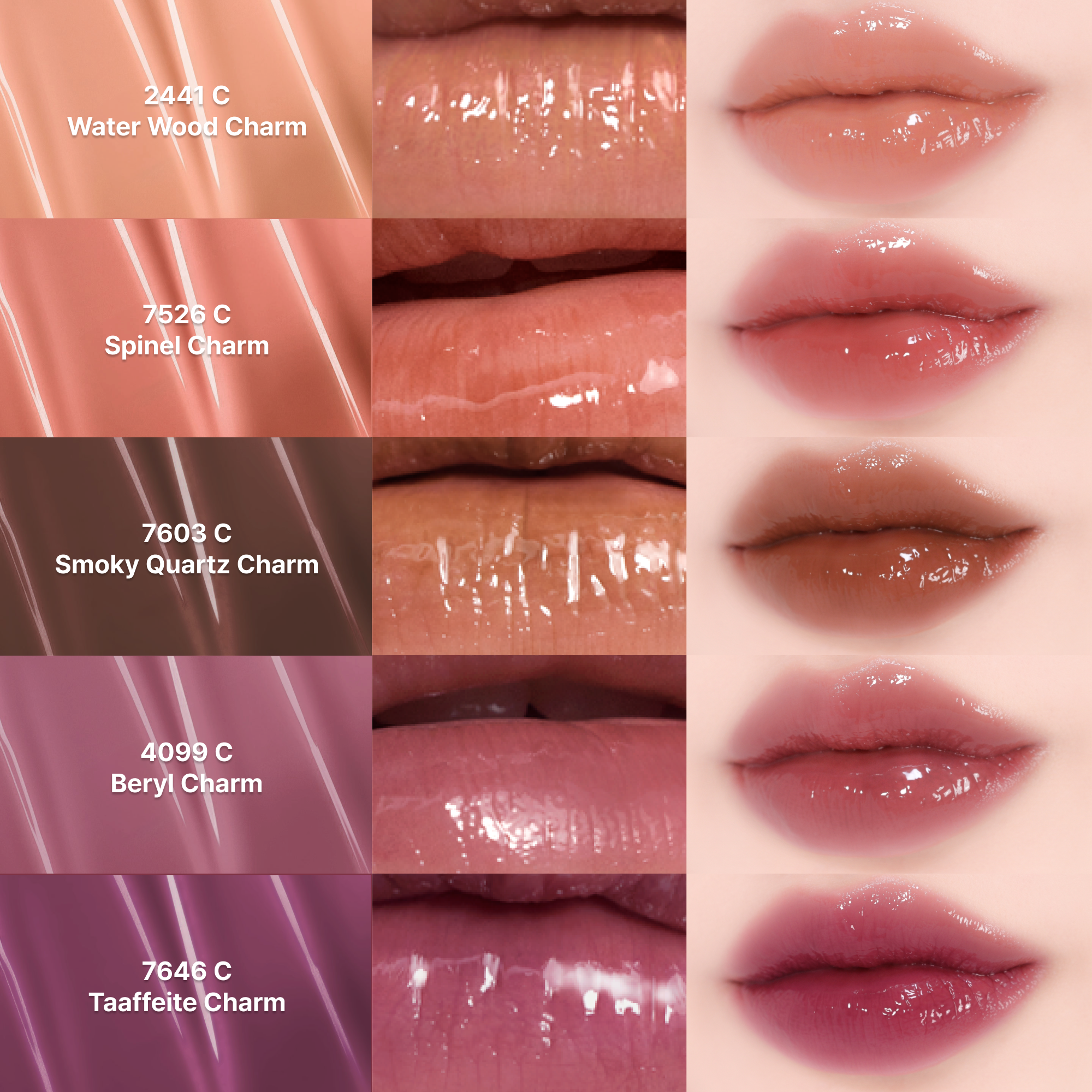 CHARM TINT Glossy Gel Line - 10 Colors