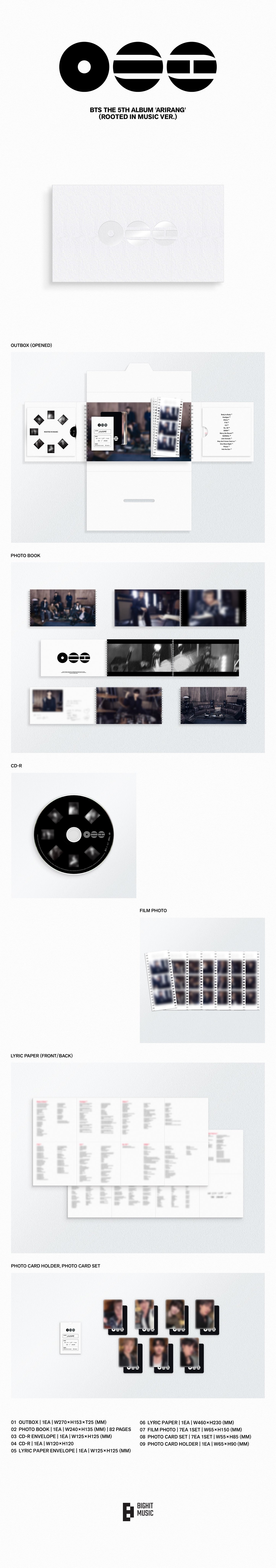 BTS ARIRANG - 2 versions (Set)