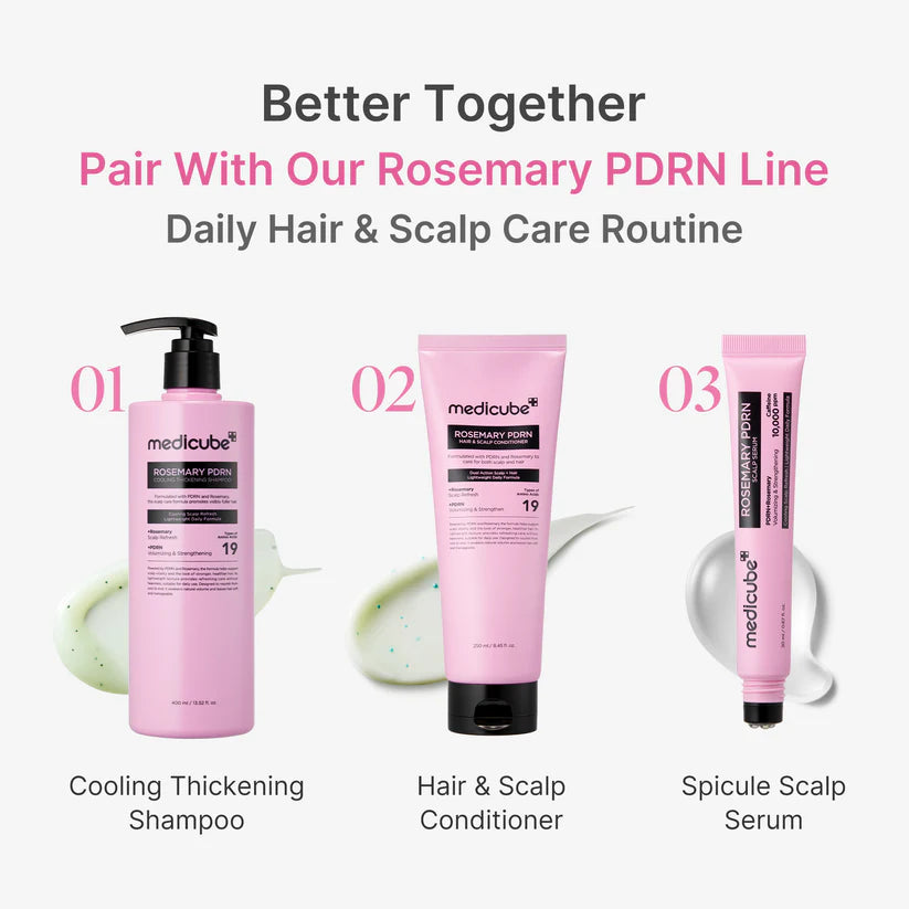 Rosemary PDRN Cooling Thickening Shampoo 400ml
